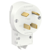 SE Blanca внутр Бел Вилка силовая 3Р+N 32А, 400В, Systeme Electric, Белый, BLNSV003241