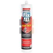 Клей-герметик гибридный Soudal Fix All Hight Tack белый, 290 мл