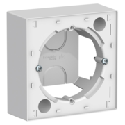 Коробка для наружного монтажа Systeme Electric (Schneider Electric) AtlasDesign, белая ATN000100
