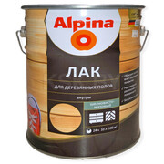 Alpina Лак для деревянных полов шелковисто-матовая 0,75л/0,67кг