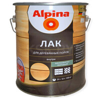 Alpina Лак для деревянных полов глянцевый 0,75л/0,67кг