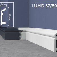 Плинтус SOLID 1 UHD 37/80W 2.40м